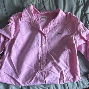 Pink vineyard vines dress shirt women’s